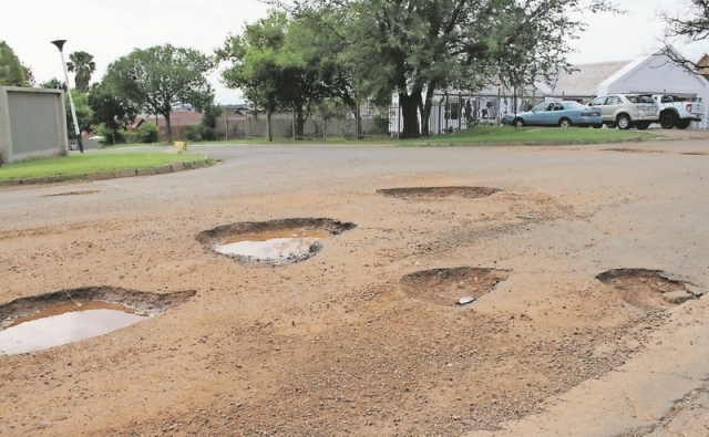 Potholes in Emalahleni Image: Supplied